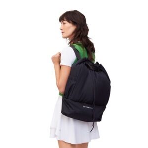 Beyond Yoga Black and Green Backpack